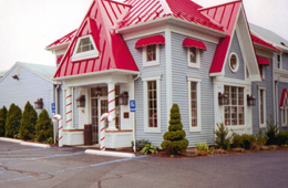 Invisible Gutters installed on the Red Roof Inn in Queensbury, NY